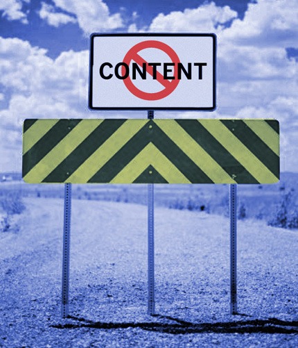 Barriers to Content. Image Credits - Business 2 Community